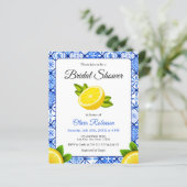 Papier Budget Lemon Méditerranée Fête des mariées Invitat (Debout devant)