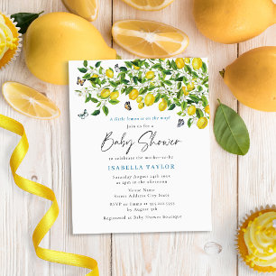 Papier Budget Lemon Summer Baby shower Invitation