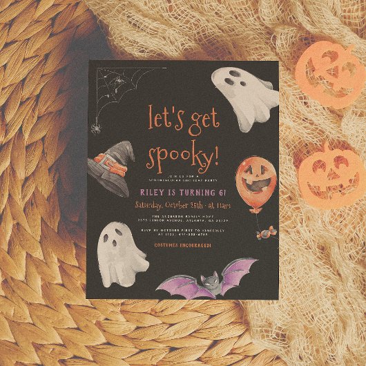 Papier Budget Let's Get Spooky ! Cute Black Birthday Part