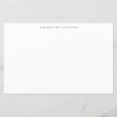 Papier Budget LG noir et blanc calligraphie Enregistrer l (Dos)