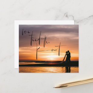 Papier Budget lié à la photo de noeud Elopement Faire-par