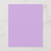 Papier Budget Lilac Anniversaire gâteau 50e Invitation de (Dos)