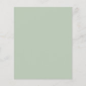 Papier Budget Lilac Verdure Faire-part de mariage Floral (Dos)