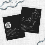 Papier BUDGET Line Art White Black<br><div class="desc">A value for money BUDGET alternative on a small size 4.5 x 5.6" semi-gloss 110 lbs weight, which is of similar thickness to a postcard (however is not suitable to use as a postcard.). NOTE DE PLEASE there is ONE per sheet. Budget Art White Wedding Line Invite. Romantic and minimalist...</div>