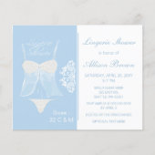 Papier Budget Lingerie Bachelorette Party Invitation (Devant)
