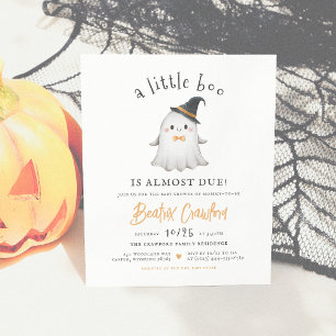 Papier Budget Little Boo Halloween Baby shower garçon