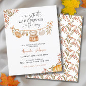 Papier Budget Little Citrouille est sur le chemin Baby sh