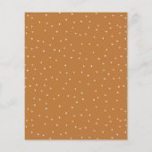 Papier Budget Little Cookie Baby shower de Noël d'hiver (Dos)