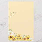 Papier Budget Little Honey Bee Baby shower Invitation (Dos)