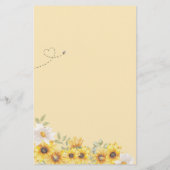 Papier Budget Little Honey Bee Baby shower Invitation (Dos)