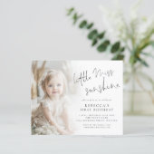 Papier Budget Little Miss Sunshine Photo 1er anniversaire (Debout devant)