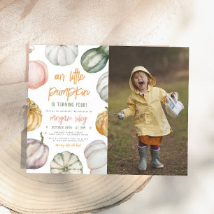 Papier Budget Little Pumpkin Boho Birthday Party Photo