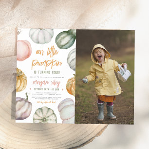 Papier Budget Little Pumpkin Boho Birthday Party Photo