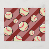 Papier Budget Little Slugger Baseball Photo 1er anniversa (Dos)