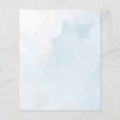 Papier Budget Little Things C'est un Baby shower garçon (Dos)