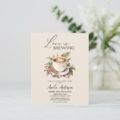 Papier Budget Love brasse l'invitation de la douche nupti (Debout devant)