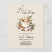 Papier Budget Love brasse l'invitation de la douche nupti (Devant)