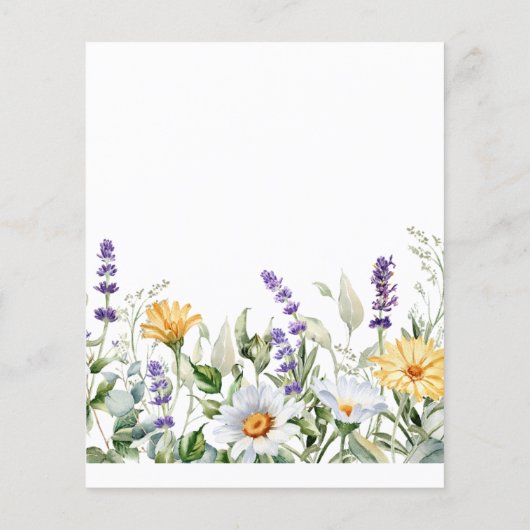 Papier Budget Love est dans Bloom Bridal Shower Invitatio (Dos)