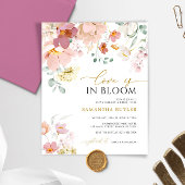 Papier Budget Love est dans Bloom Bridal Shower Invitatio