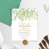 Papier Budget Love est dans Bloom Bridal Shower Invitatio