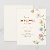 Papier Budget Love est dans la Fête des mariées Fleur en  (Devant / Derrière)