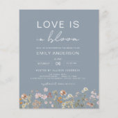 Papier Budget Love est dans la Fête des mariées Fleur sau (Devant)