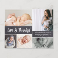 Budget Love et Merci photo Collage Baby shower
