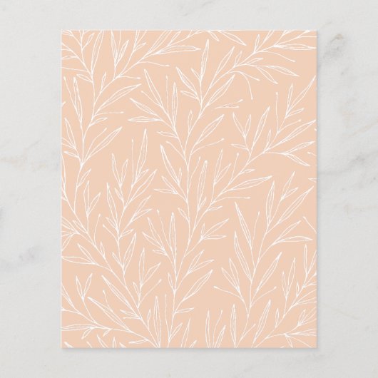 Papier Budget Love In Bloom Elegant Spring Fête des marié (Dos)