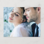 Papier Budget Love Merci Photo Mariage Merci Bleu (Dos)