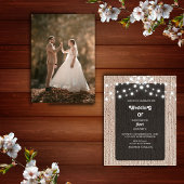 Papier budget lumières à cordes rustiques élégant désherb