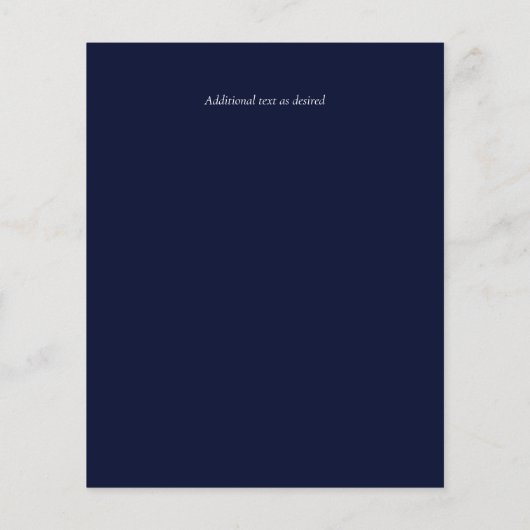 Papier BUDGET Lune Turquoise Gothique Mariage Invitation (Dos)