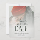 Papier Budget Luxe Moderne Transparence Mariage Photo (Devant)