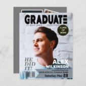 Papier BUDGET Magazine Couverture Style Guy Grad Faire-pa (Devant / Derrière)