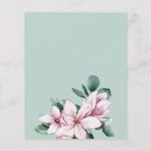 Papier BUDGET Magnolia Wreath Photo mariage enregistrer l (Dos)