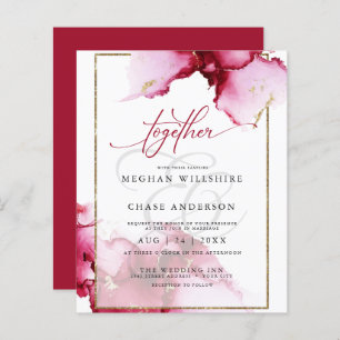 Papier Budget Mais Beau Abstrait Vivid Crimson Rose