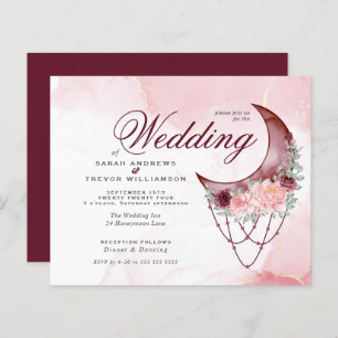 Papier Budget Mais Beau Croissant Rustique Lune Mandala