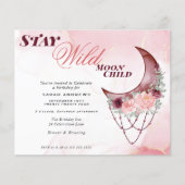 Papier Budget Mais Beau Croissant Rustique Lune Mandala (Devant)