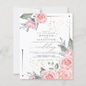 Papier Budget Mais Beau Rustique Roses de chalet (Devant)