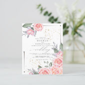 Papier Budget Mais Beau Rustique Roses de chalet (Debout devant)