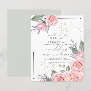 Papier Budget Mais Beau Rustique Roses de chalet