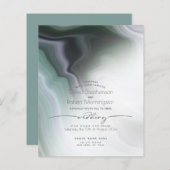 Papier Budget Mais Belle Dusty Jade Agate (Devant / Derrière)