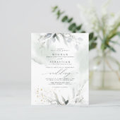 Papier Budget Mais Belle Elégante Aquarelle Foliage 2 (Debout devant)