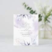 Papier Budget Mais Belle Elégante Violet Aquarelle (Debout devant)