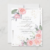 Papier Budget Mais Belles Roses Rustiques Roses Roses Ros (Devant)