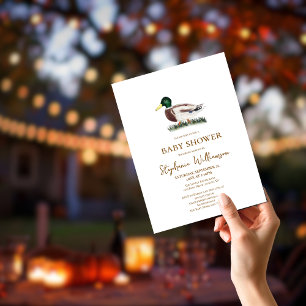 Papier Budget Mallard Duck Baby shower