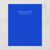 Papier BUDGET Marbre Bleu Or Vert Mariage Invite (Dos)