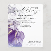 Papier Budget Mariage Améthyst rêve Encre d'alcool (Devant)