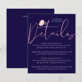 Papier Budget Mariage bleu bleu bleu bleu bleu rose rose (Devant / Derrière)