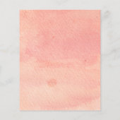 Papier Budget mariage boho pampas herbe rose or blush (Dos)