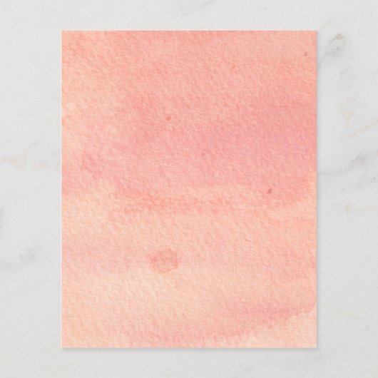 Papier Budget mariage boho pampas herbe rose or blush (Dos)